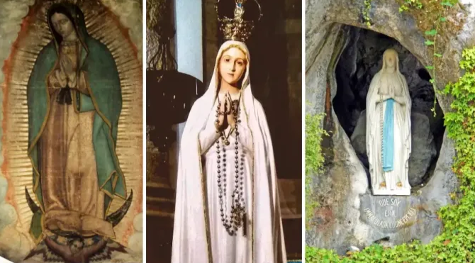 O que essas três aparições de Nossa Senhora têm em comum?